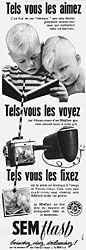 Advert Semflex 1955