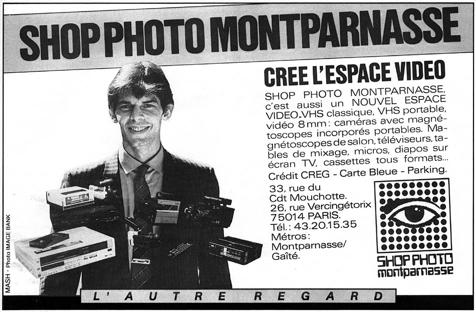 Advert Shop Photo 1985