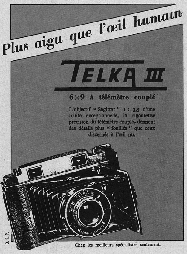 Advert Telka 1949