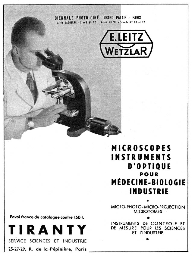 Advert Tiranty 1955