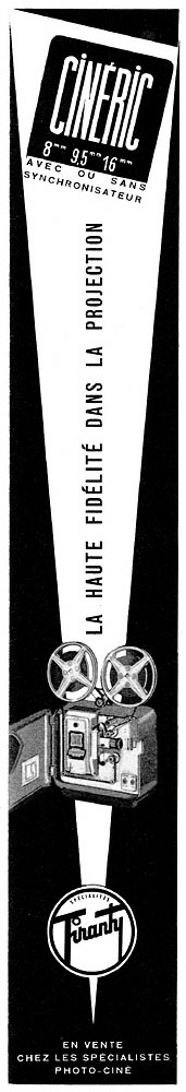 Advert Tiranty 1958