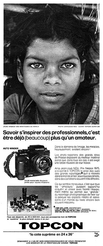 Advert Topcon 1976