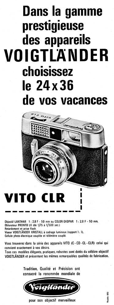 Advert Voigtlnder 1961