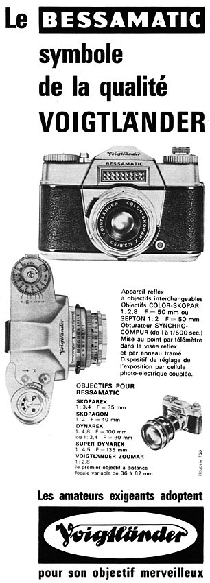 Advert Voigtlnder 1962