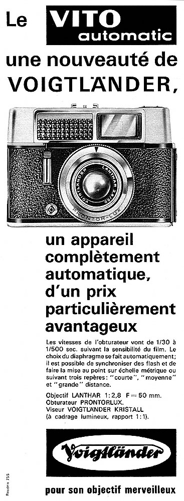 Advert Voigtlnder 1962