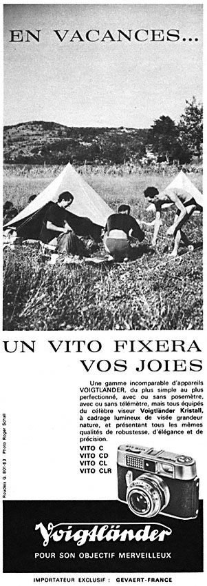 Advert Voigtlnder 1963