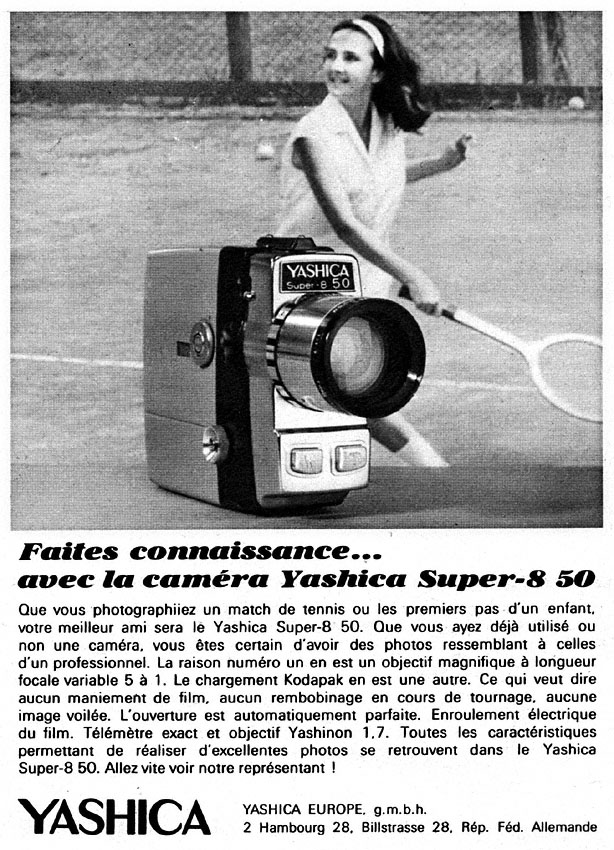 Advert Yashica 1966