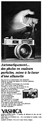 Advert Yashica 1968