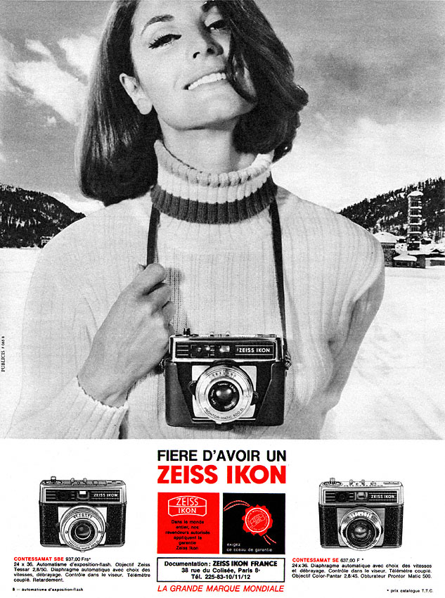 Advert Zeiss Ikon 1965