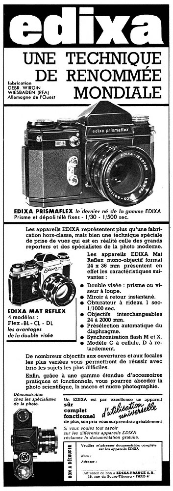 Advert Misc. 1965