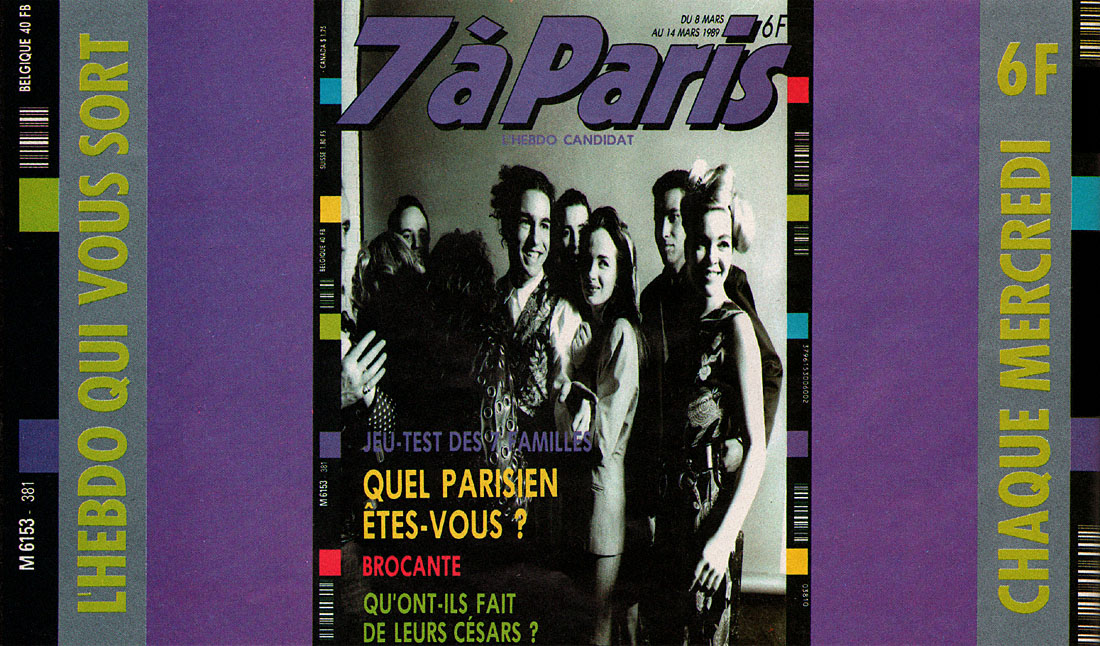 Advert 7aParis 1989