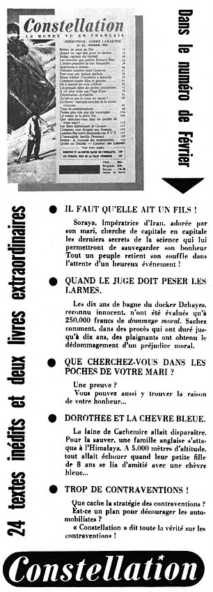 Advert Constellation 1955