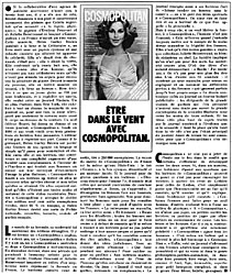 Advert Cosmopolitan 1974