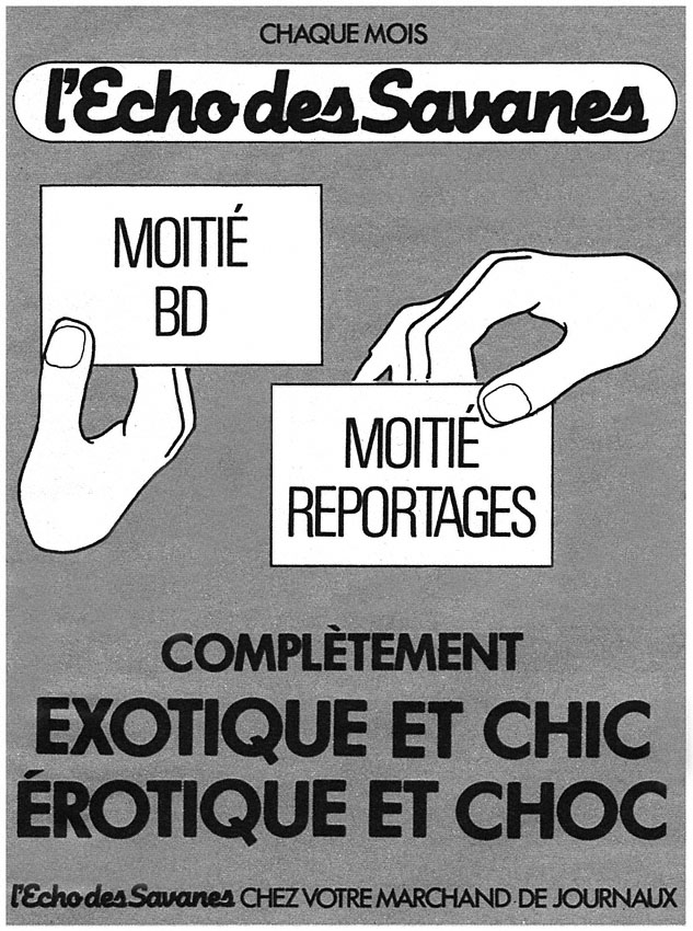 Advert Echo des Savanes 1985