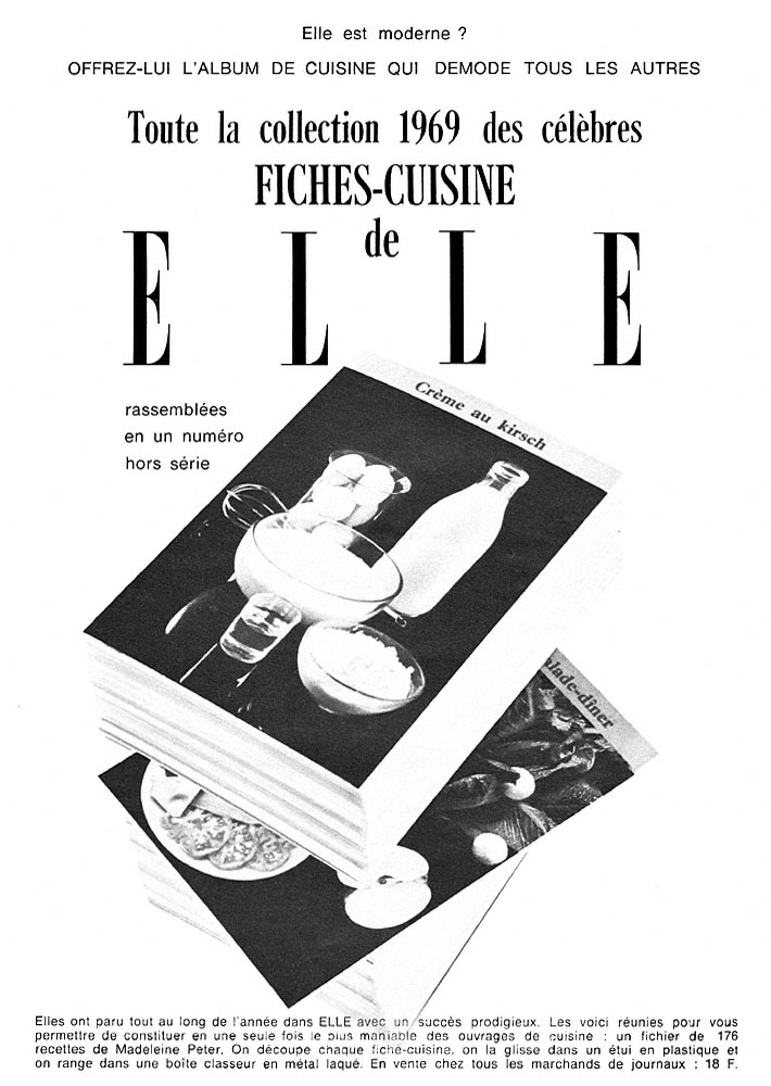 Advert Elle 1969