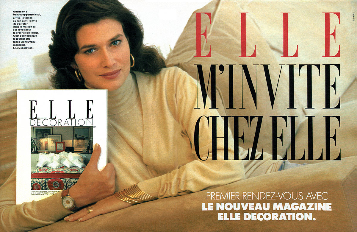 Advert Elle 1988