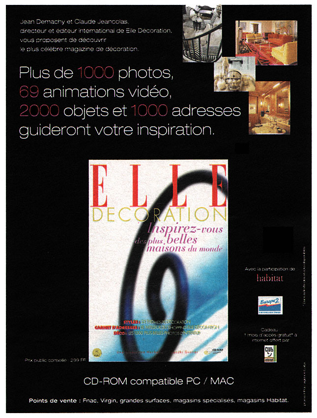 Advert Elle 1998