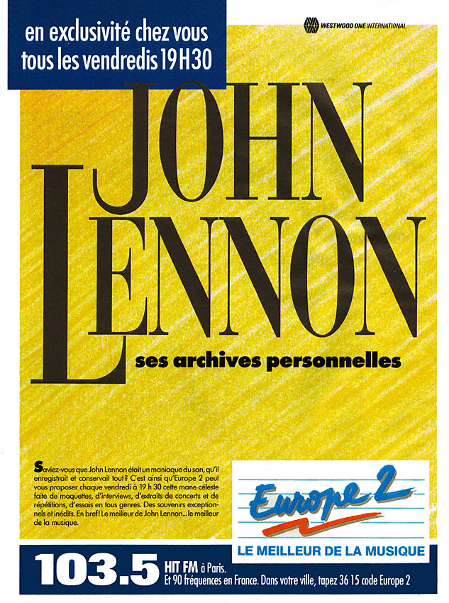 Advert Europe 2 1989
