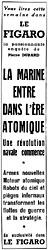 Advert Le Figaro 1953