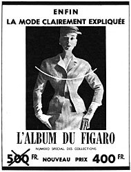 Advert Le Figaro 1953