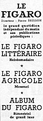 Advert Le Figaro 1953