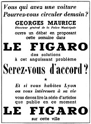 Advert Le Figaro 1954