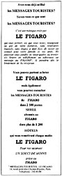 Advert Le Figaro 1966