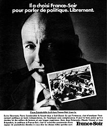 Advert France soir 1974