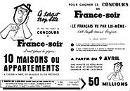 Advert France soir 1956