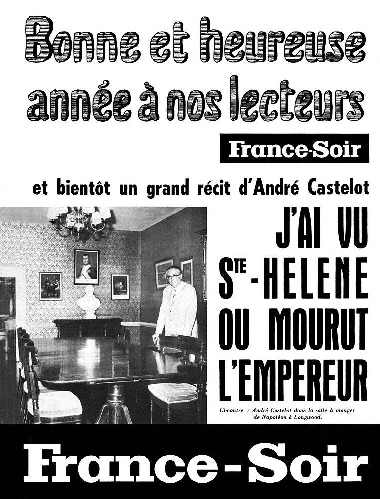 Advert France soir 1967