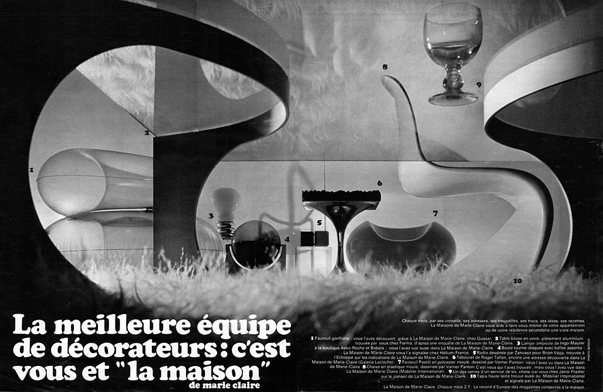 Advert Marie Claire 1969