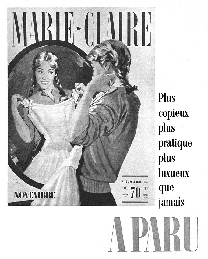Advert Marie Claire 1955