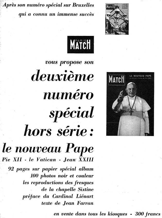 Advert Match 1958