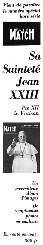 Advert Match 1959