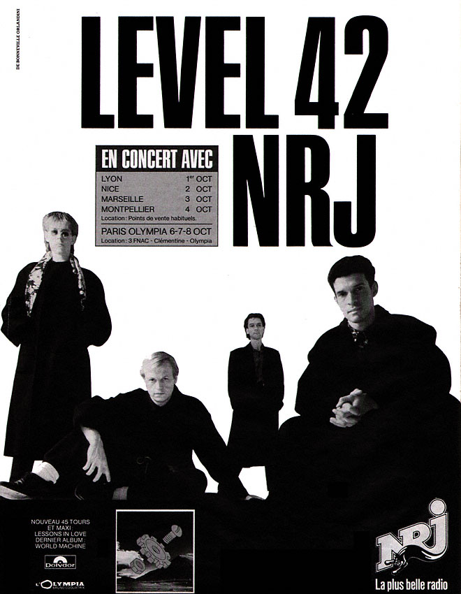 Advert NRJ 1986