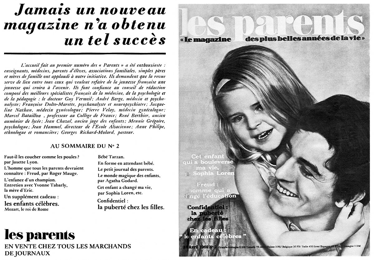 Advert Parents 1969