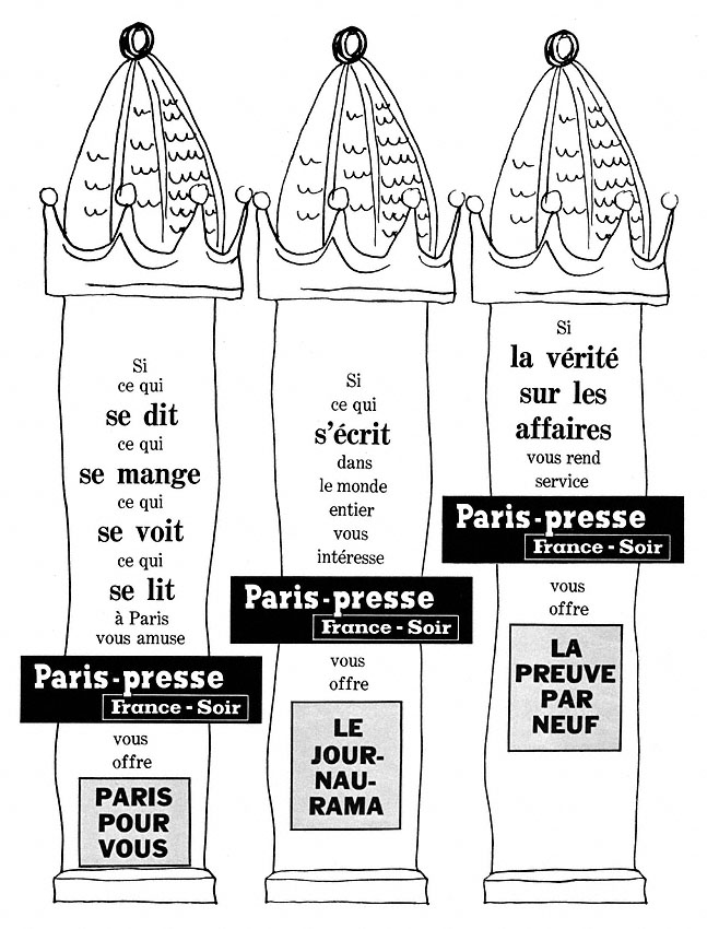 Advert Paris-Presse 1968