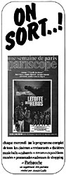 Advert Pariscope 1984