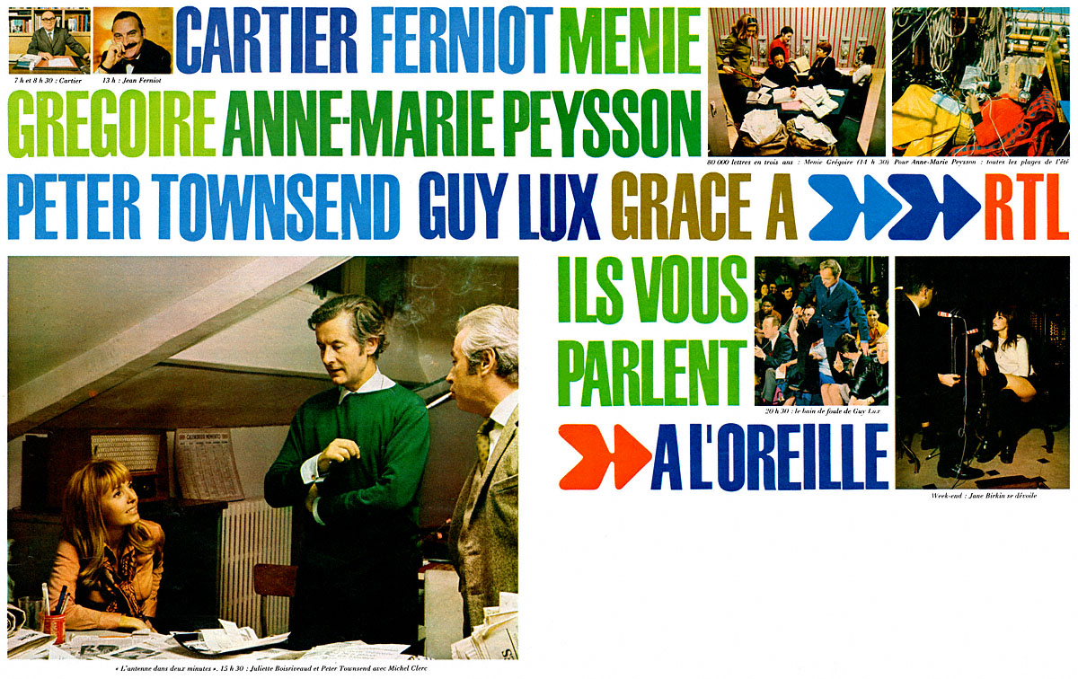 Advert Radio Luxembourg 1970