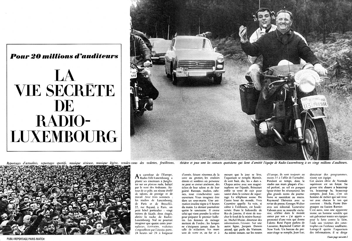 Advert Radio Luxembourg 1965