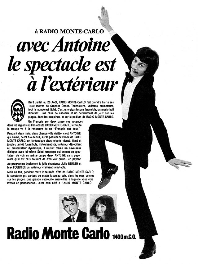 Advert Radio Monte Carlo 1970