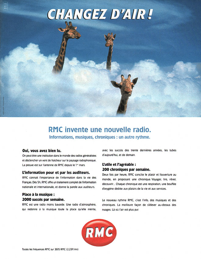 Advert Radio Monte Carlo 1999