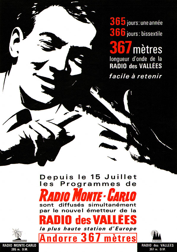 Advert Radio Monte Carlo 1964