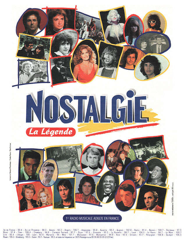 Advert Radio Nostalgie 1999