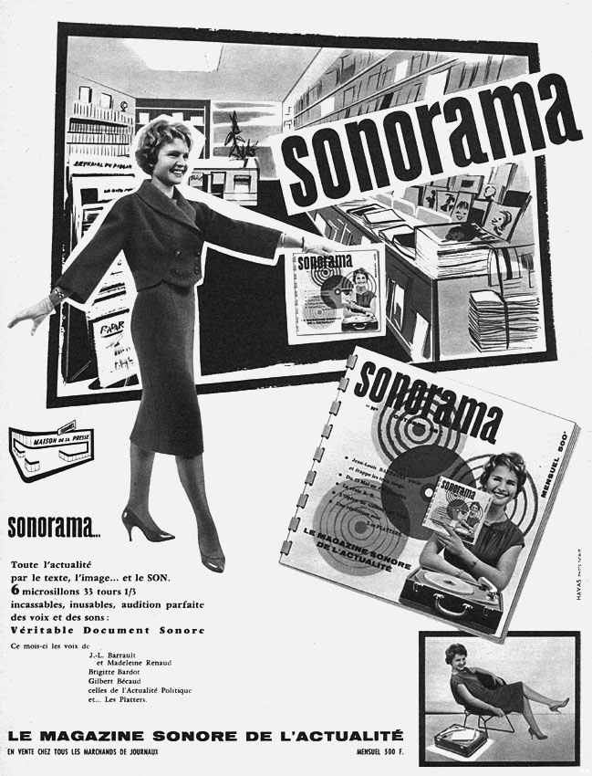 Advert Sonorama 1958