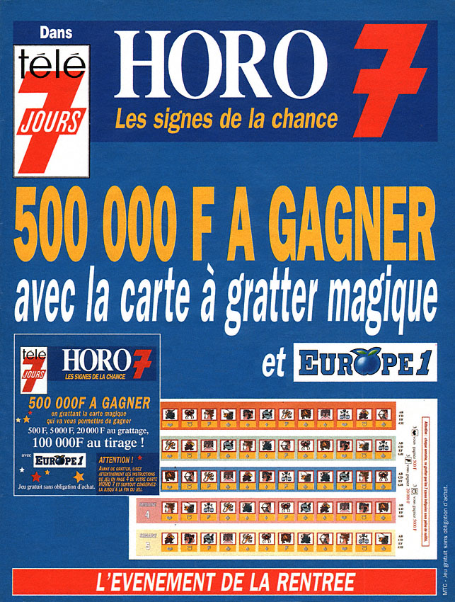 Advert Tele7jours 1994