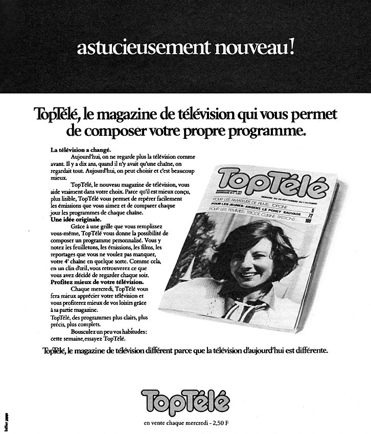 Advert TopTele 1976