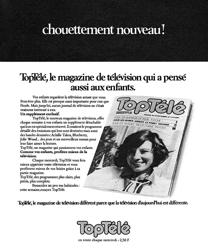 Advert TopTele 1976