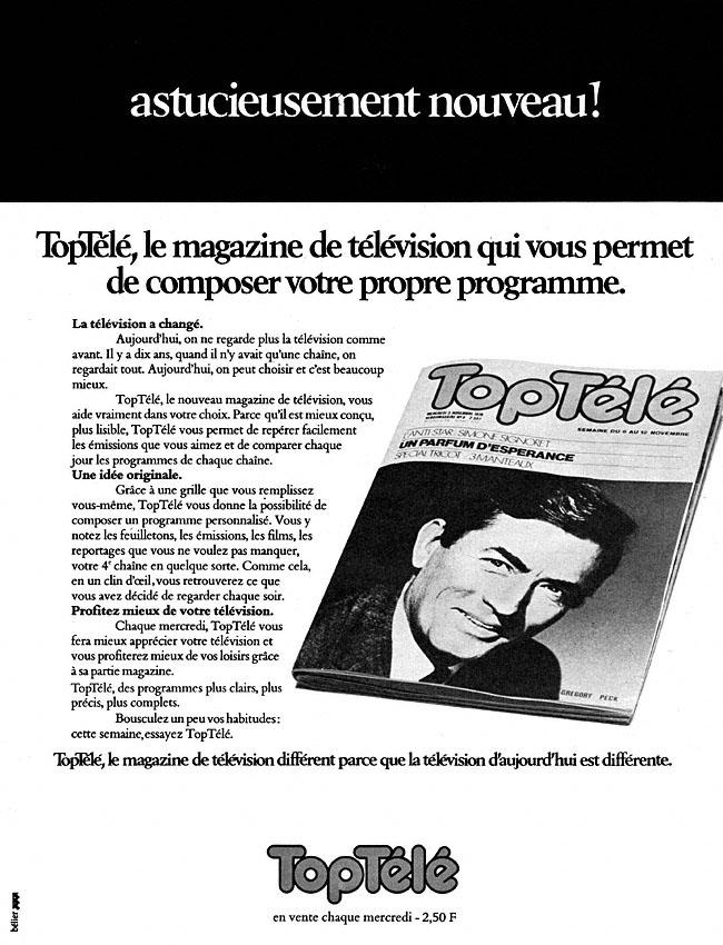 Advert TopTele 1976