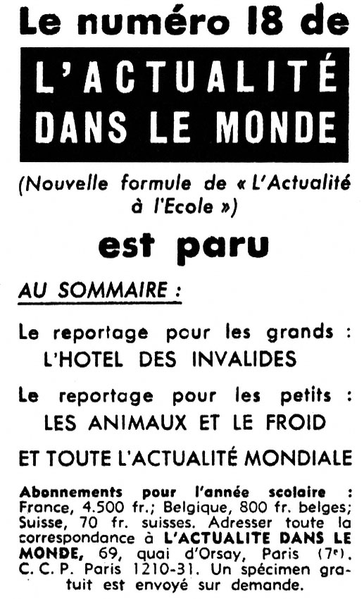 Advert Zzdivers_PRE5 1954